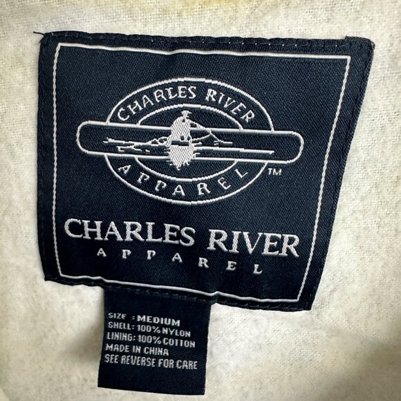 Charles River Apparel Unisex Windbreaker Jacket With Hoodie PURPLE  Size Medium - Picture 10 of 16